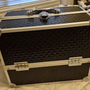 Black Quilted Storage Case